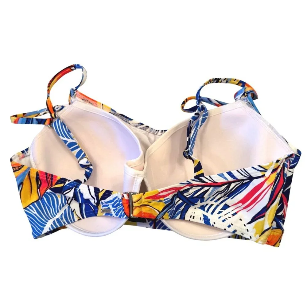 Sunsets Taylor Bralette Swim Top Bahama Breeze 40 D/42C Padded NWT